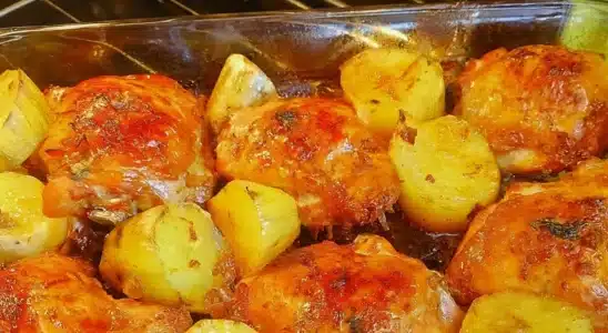 Frango na laranja