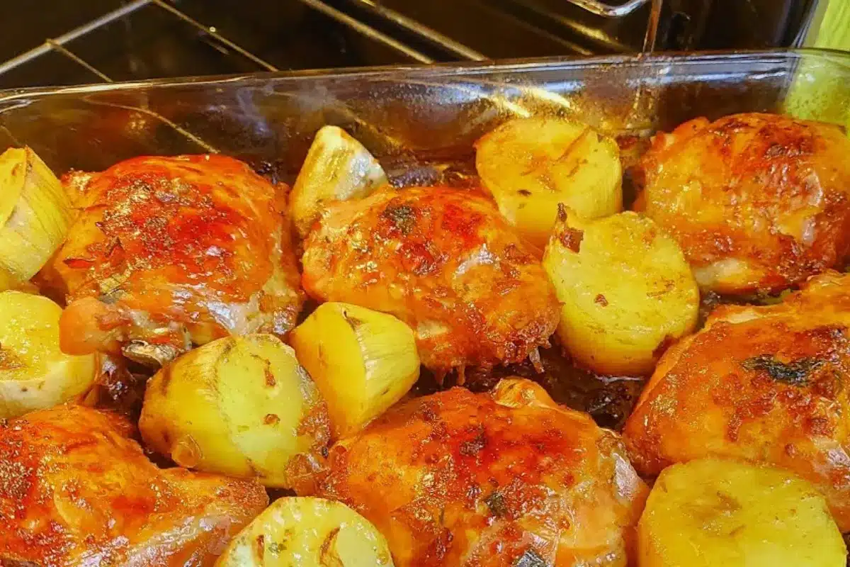 Frango na laranja