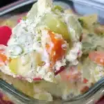 Gratinado de legumes com um molho branco cremoso e muito queijo por cima, que a família vai amar 2 Gratinado de legumes