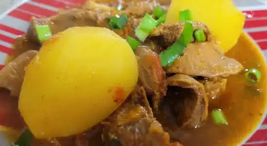 Moela com batata