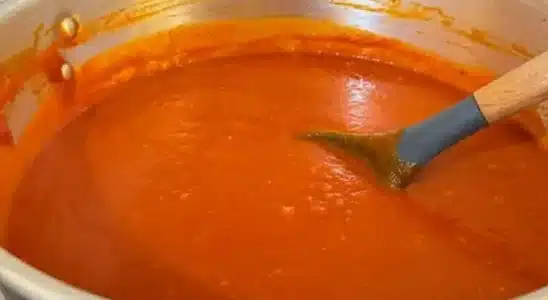 Molho de tomate caseiro perfeito na panela de pressão, de um jeito super rápido e prático 3 Molho de tomate caseiro