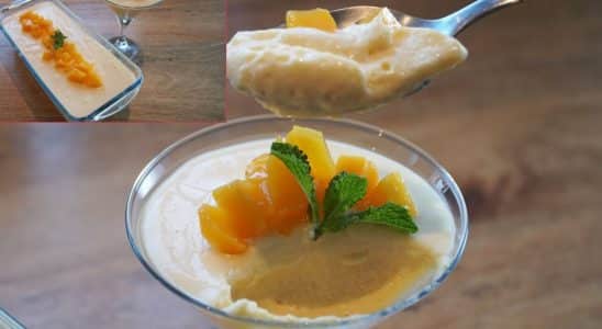 Mousse de pêssego