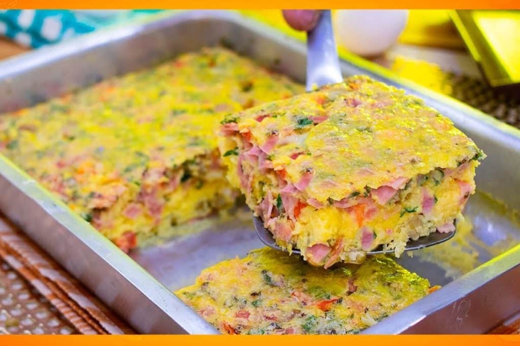 Omelete de forno sensacional e muito recheado, para uma refeição leve, saudável e muito gostosa 70 Omelete de forno
