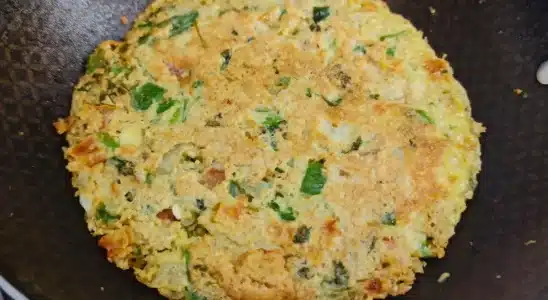 Omelete de aveia leve, gostoso e prático preparado com apenas um ovo em cinco minutos 1 Omelete de aveia