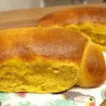 Pão caseiro de cenoura