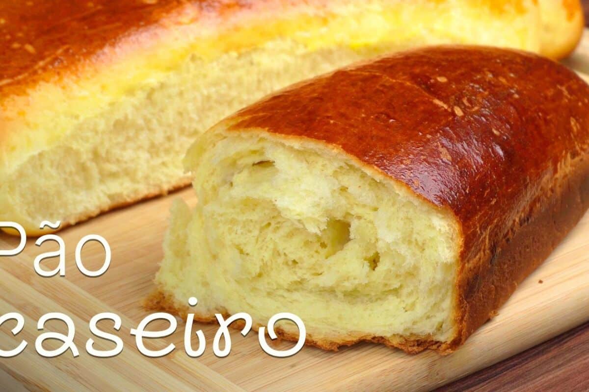 Pão caseiro fofinho feito com ingredientes simples e econômicos, perfeito para o café da manhã 47 Pão caseiro fofinho