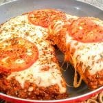 Pizza de sardinha na frigideira