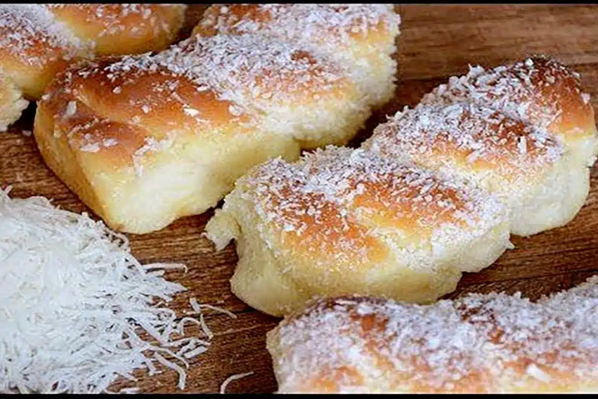 Rosquinha de coco caseira