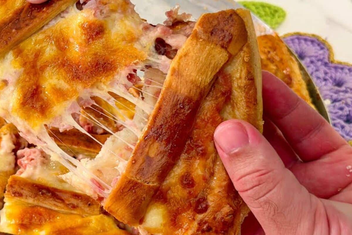 Salgado de padaria estilo mistão de forno, bem recheado com presunto e queijo, que será um sucesso em sua casa 29 Salgado de padaria