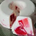 Sobremesa de gelatina colorida fácil de fazer, que fica com uma cremosidade divina e um visual lindo 1 Sobremesa de gelatina