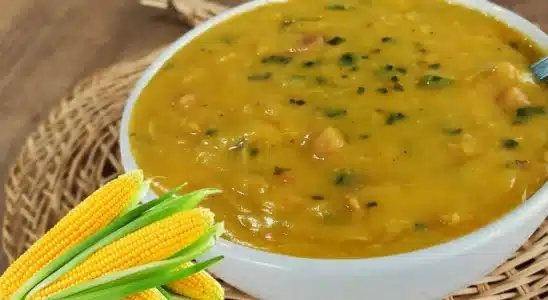 Sopa de milho verde cremosa e muito saborosa com aquele temperinho caseiro aconchegante 4 Sopa de milho verde