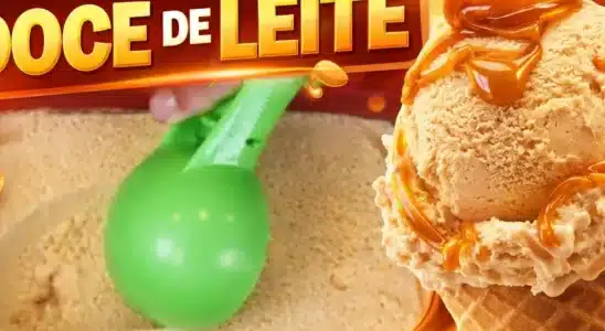 Sorvete de doce de leite fácil e delicioso para você refrescar a tarde de todos com muita cremosidade 1 Sorvete de doce de leite