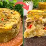 Torta de bacalhau sem glúten