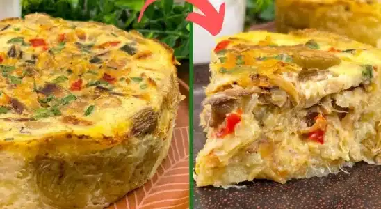 Torta de bacalhau sem glúten feita com uma massa levíssima para surpreender a todos 2 Torta de bacalhau sem glúten