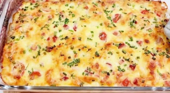 Torta de vegetais sem glúten