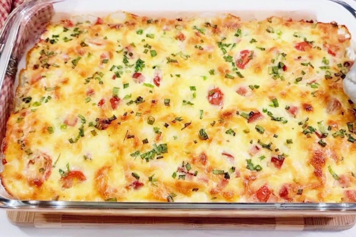 Torta de Vegetais Sem Glúten
