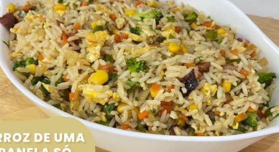 Arroz de uma panela só