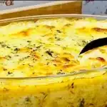 Batata gratinada no forno