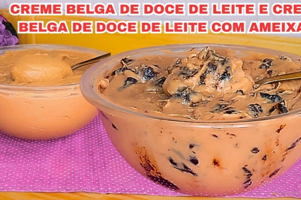 Recheio de doce de leite estilo creme belga tradicional ou com ameixas, uma receita divina da vovó 32 Recheio de doce de leite