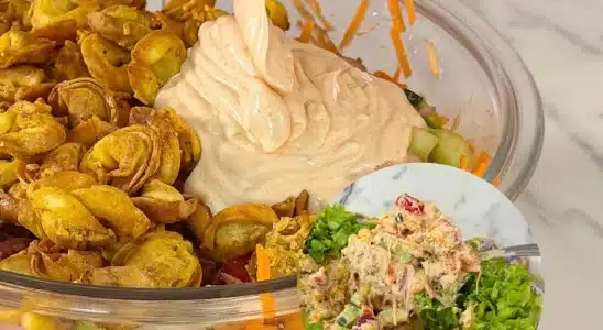 Salada proteica super completa para você preparar de um jeito fácil e garantir um prato leve e saudável 3 Salada proteica