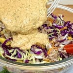Salada com molho especial