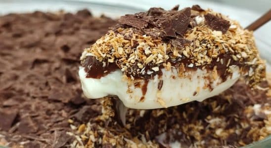 Sobremesa de coco