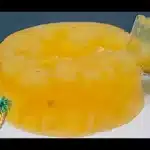 Sobremesa de abacaxi incrivelmente cremosa e refrescante feita com pedaços da fruta, uma delícia 1 Sobremesa de abacaxi