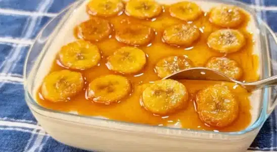 Sobremesa sem açúcar e sem forno, um doce simples, delicioso, rápido e saudável na dieta 3 Sobremesa sem açúcar
