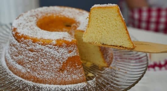 Bolo de iogurte sem glúten