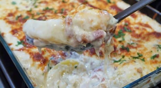 Batata gratinada