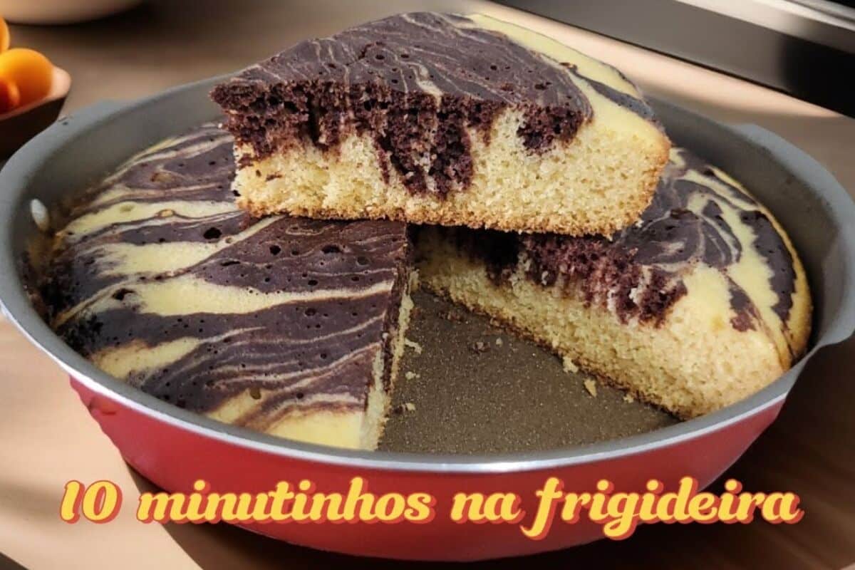 Bolo de frigideira feito em apenas dez minutos para você ter uma opção fofinha, prática e rápida 83 Bolo de frigideira