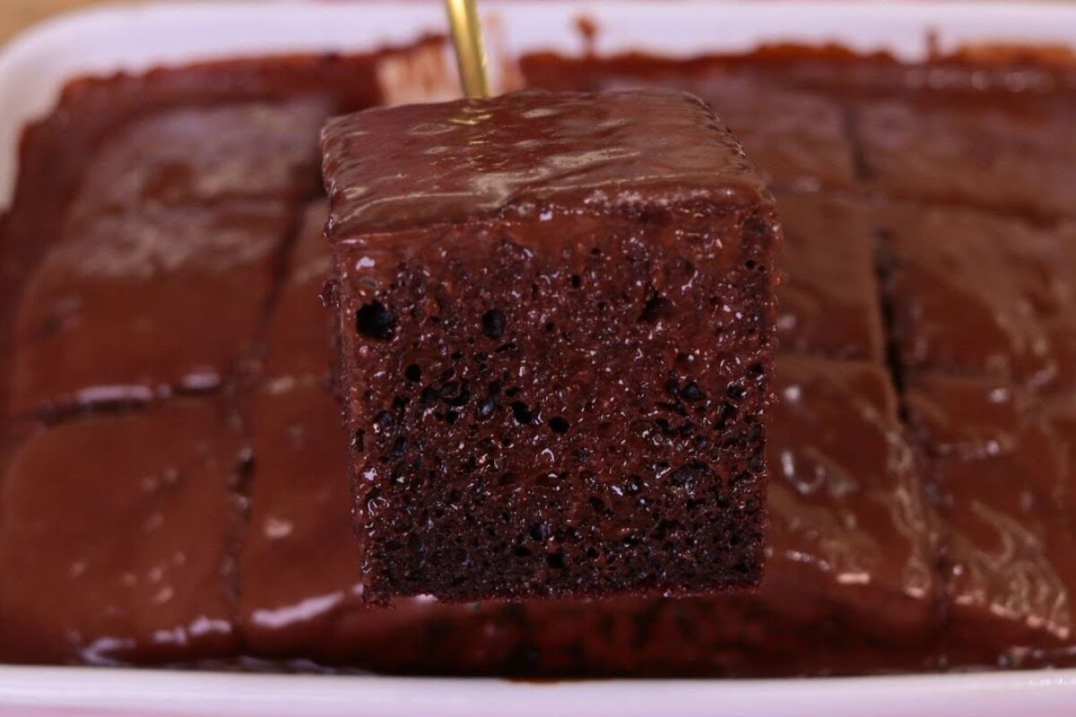 Bolo de chocolate zero açúcar