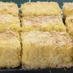 Bolo de coco gelado super fofinho e molhadinho, com aquele sabor tradicional dos anos oitenta 1 Bolo de coco gelado