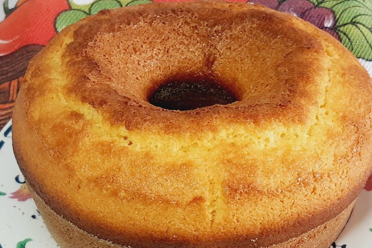 Bolo sem trigo e sem glúten extremamente fofinho e saboroso, que desmancha na boca 3 Bolo sem trigo