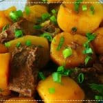 Carne de panela com batata