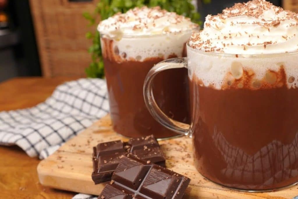 Chocolate quente cremoso