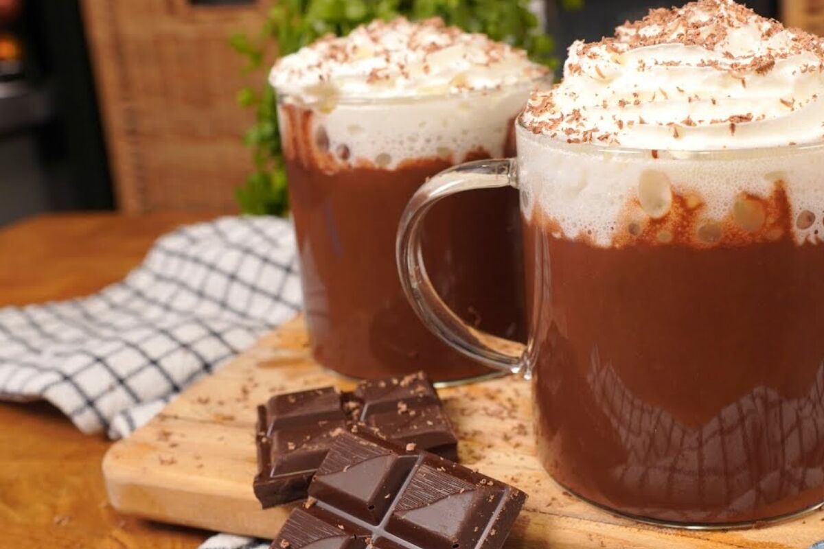 Chocolate quente cremoso