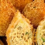 Coxinha com massa de aipim