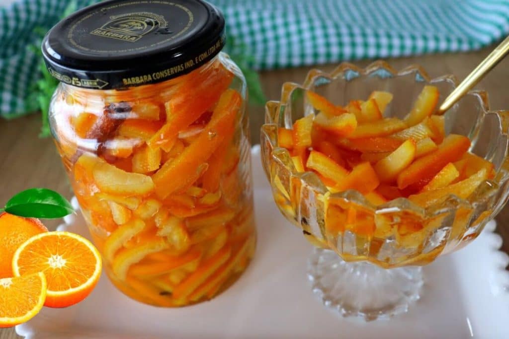 Doce de casca de laranja