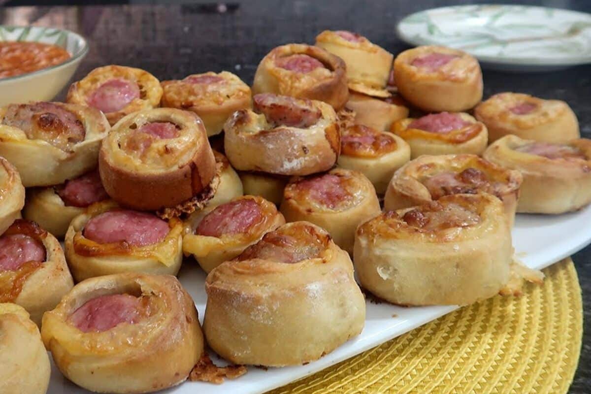 Enroladinho de calabresa