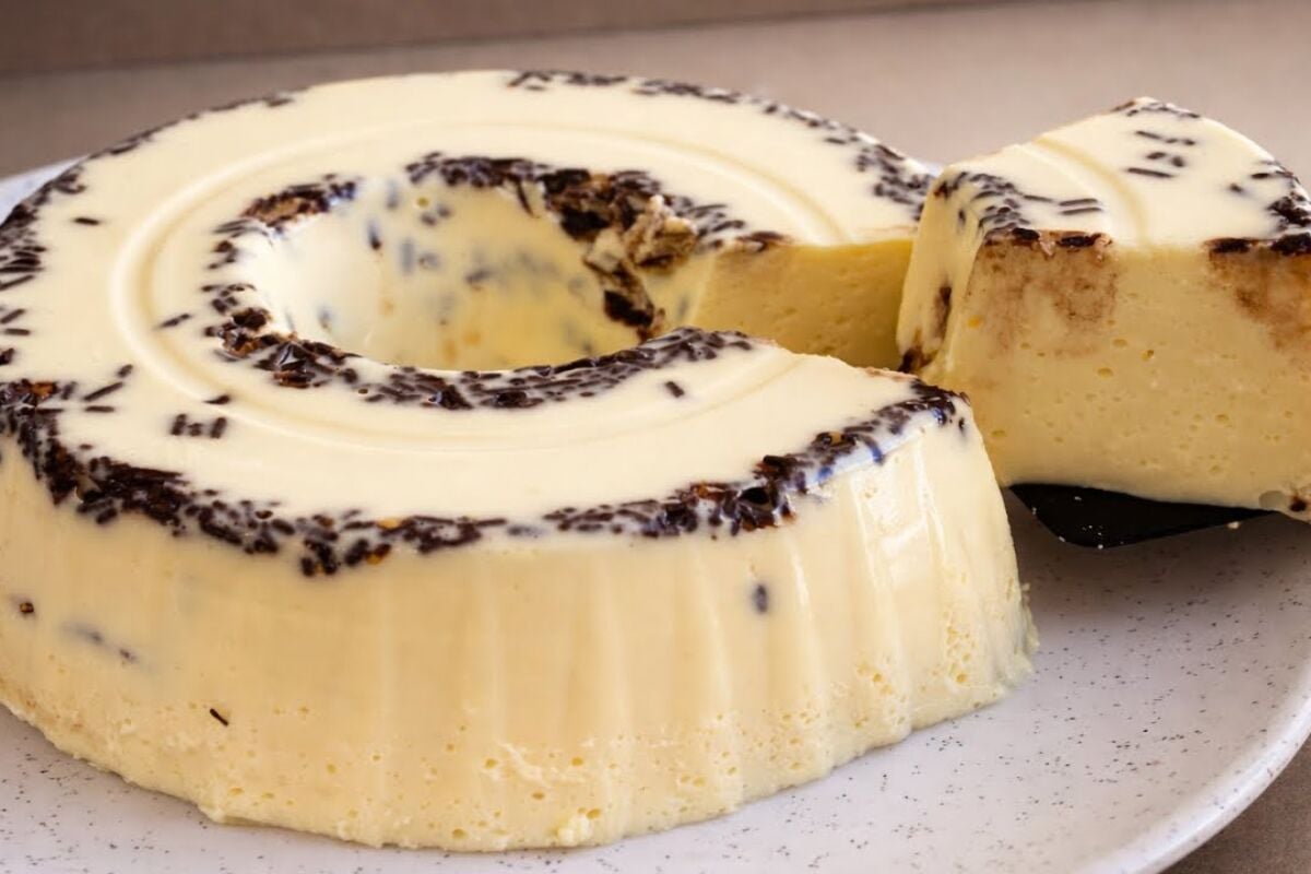 Flan de maracujá feito sem precisar ir ao fogo, uma sobremesa gelada que vai encantar a todos 153 Flan de maracujá