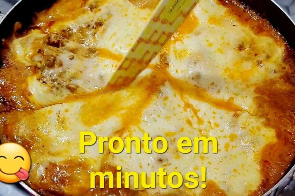 Lasanha de frigideira super cremosa e saborosa, para garantir uma refeição rápida e prática 84 Lasanha de frigideira