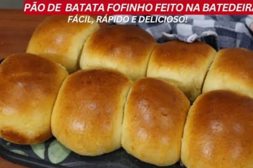 Pão de batata fofinho feito de um jeito prático e perfeito, ideal para acompanhar um café 34 Pão de batata fofinho