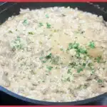 Risoto de carne cremoso, bem temperado, rápido e fácil, para um jantar especial com a família 1 Risoto de carne