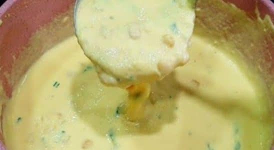 Sopa cremosa de milho