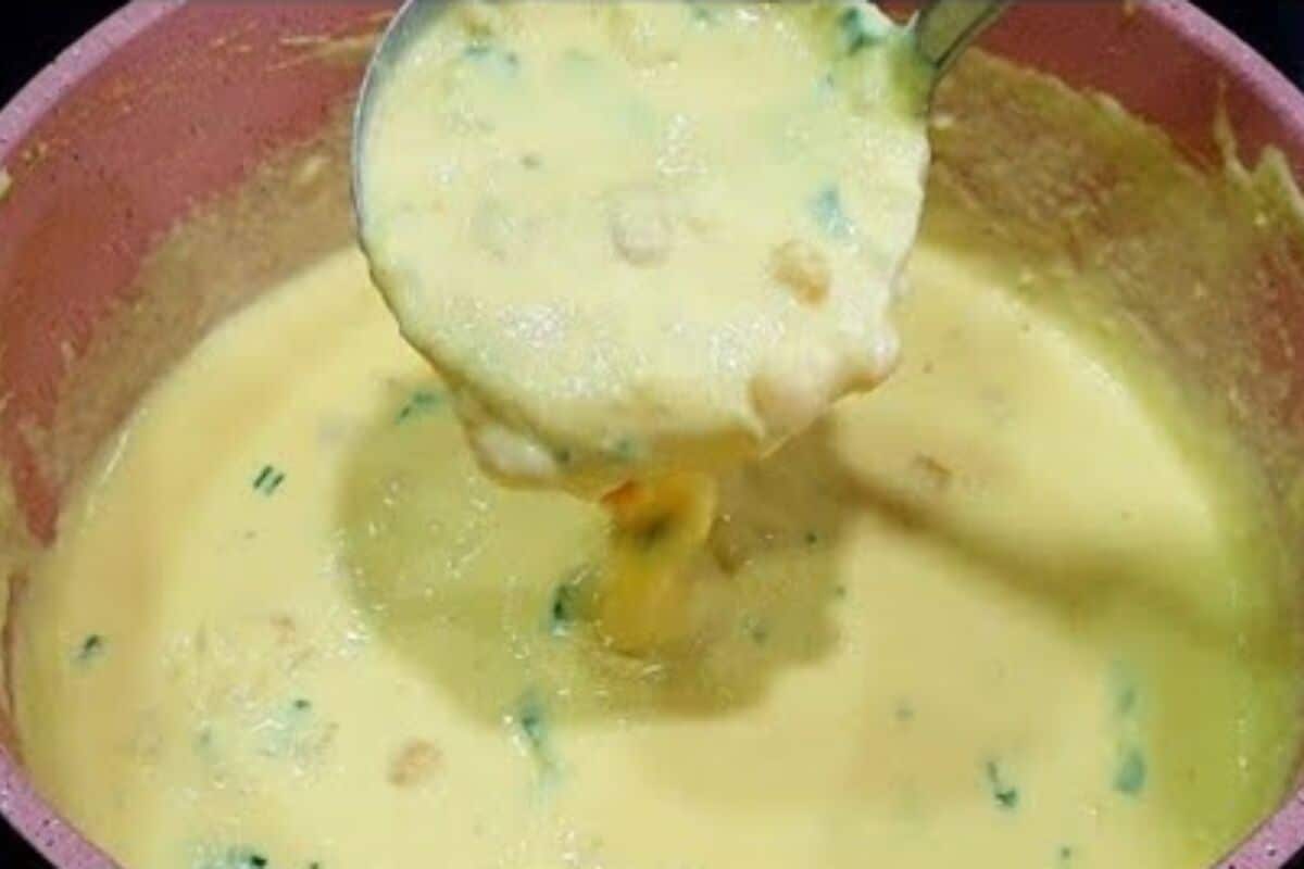 Sopa cremosa de milho