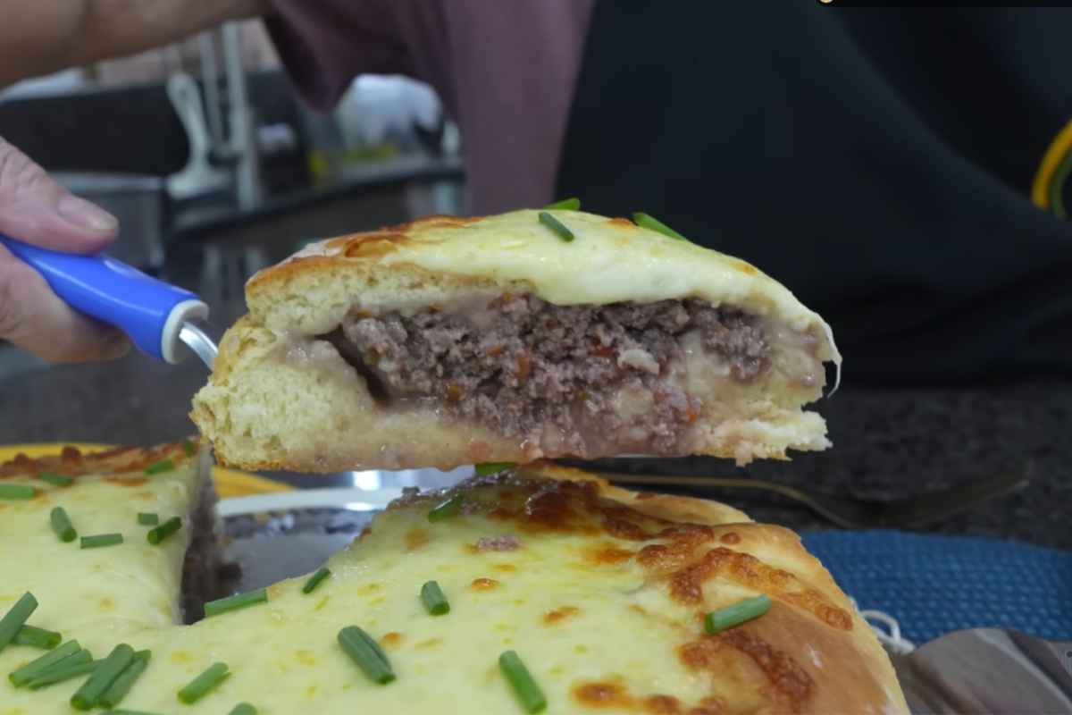 Torta árabe super recheada que viralizou na internet pela sua praticidade, uma gostosura 125 Torta árabe