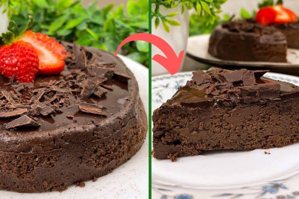 Torta de chocolate sem glúten: uma sobremesa cremosa, linda e maravilhosa que todos vão amar 96 Torta de chocolate sem glúten