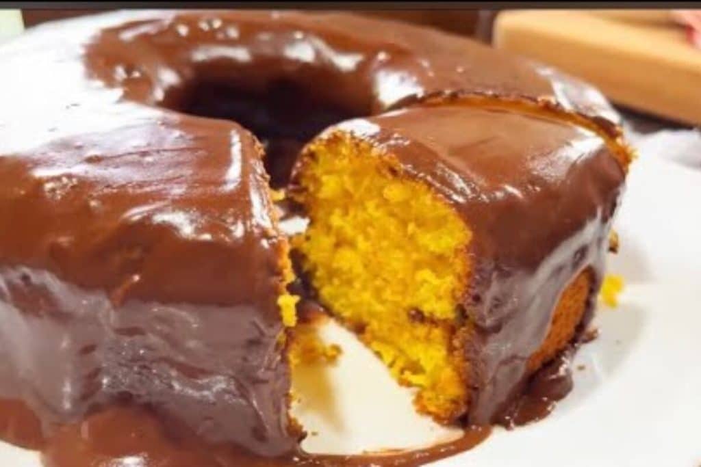 Bolo de abóbora caseiro super fofinho e macio que fica divino, para agradar a todos no Dia dos Pais 52 Bolo de abóbora