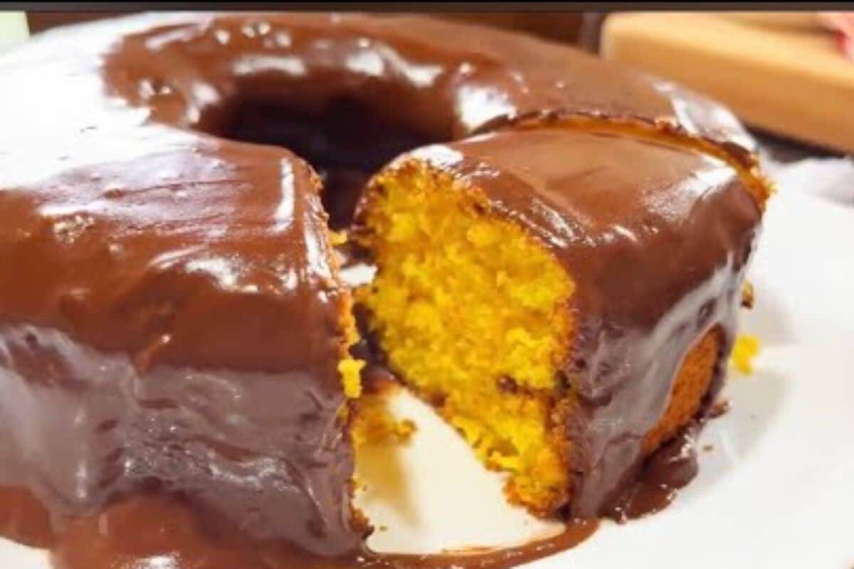Bolo de abóbora caseiro super fofinho e macio que fica divino, para agradar a todos no Dia dos Pais 51 Bolo de abóbora